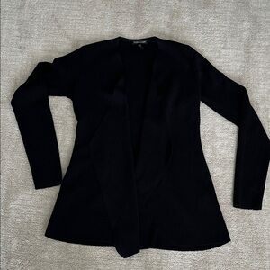 Eileen Fisher  Women's Black Cardigan Sweater